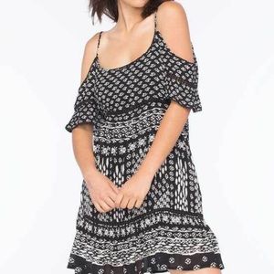 UO black and white dress